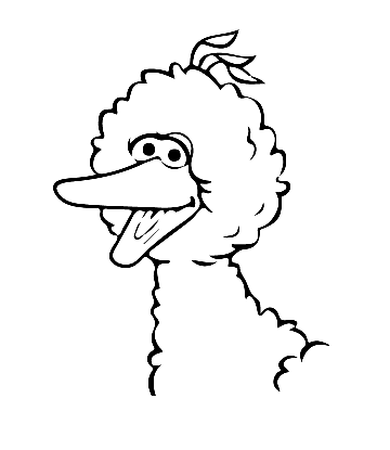 Big Bird Coloring Pages