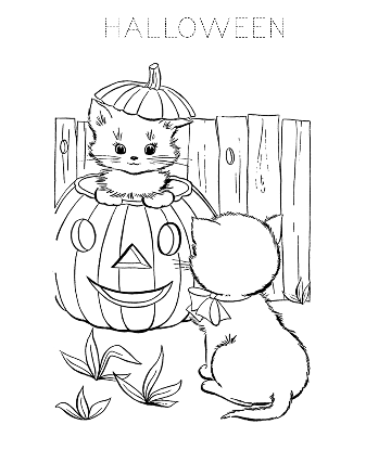 Halloween Pumpkin Coloring 11 for kids