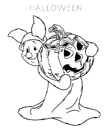 Halloween Pumpkin Coloring 13 for kids