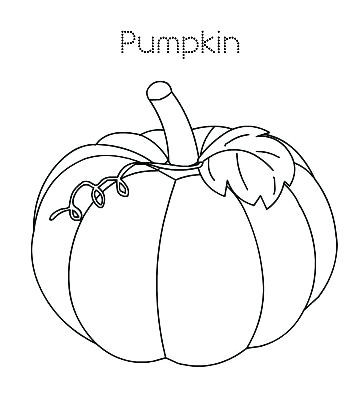 Halloween Pumpkin Coloring 04 for kids