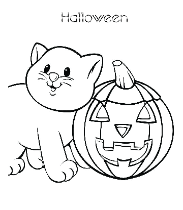 Halloween Pumpkin Coloring 05 for kids