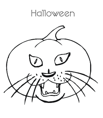 Halloween Pumpkin Coloring 30 for kids